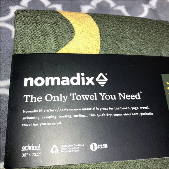 Rivian Nomadix Towel Beach Sand Resistant New $40 30x72.5 Rare Unreleased - Picture 2 of 8